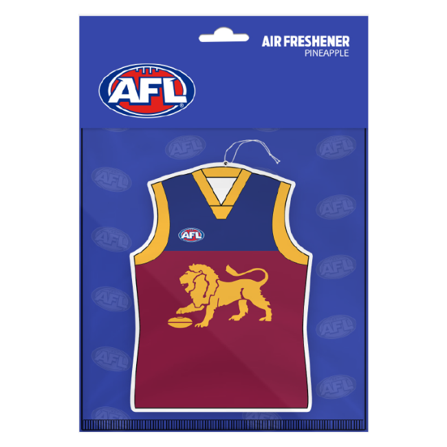 Licenced AFL Air Freshener Brisbane Guernsey