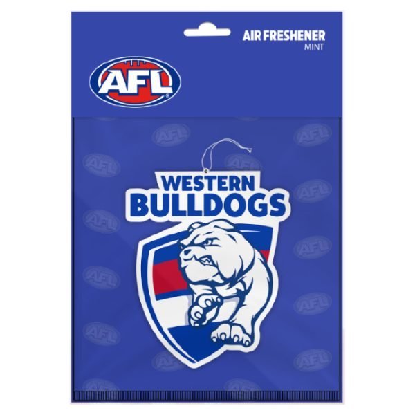 Licenced AFL Air Freshener Western Bulldogs Logo