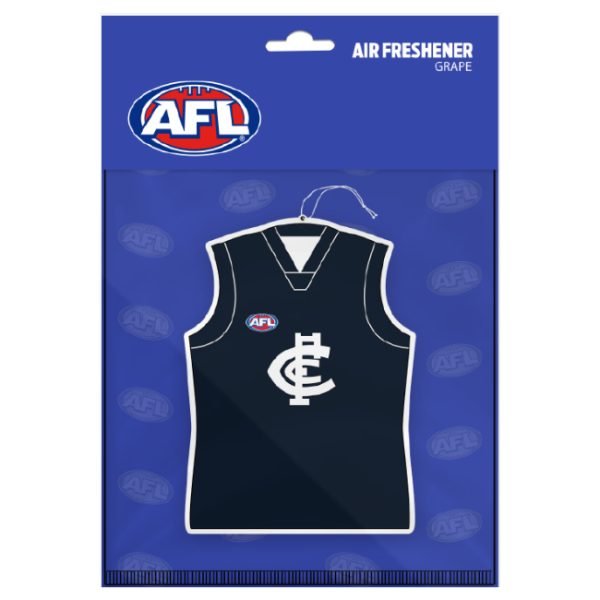 Licenced AFL Air Freshener Carlton Guernsey