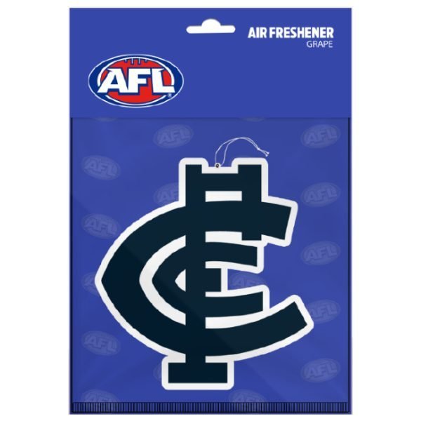 Licenced AFL Air Freshener Carlton Logo