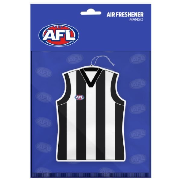 Licenced AFL Air Freshener Collingwood Guernsey