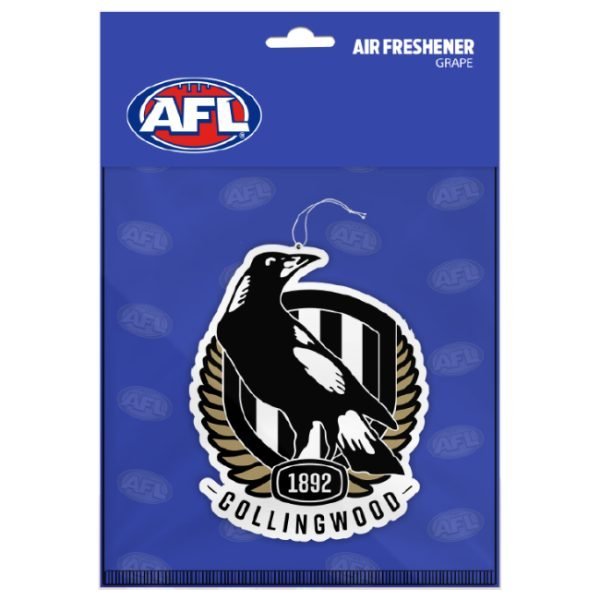 Licenced AFL Air Freshener Collingwood Logo