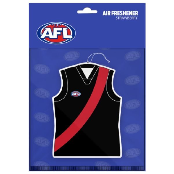 Licenced AFL Air Freshener Essendon Guernsey