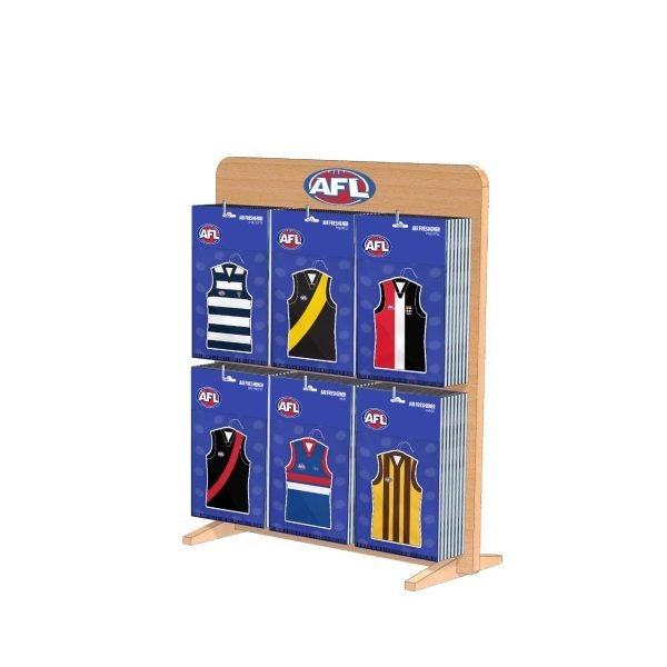 Licenced AFL Air Freshener VIC Bundle with Free Stand
