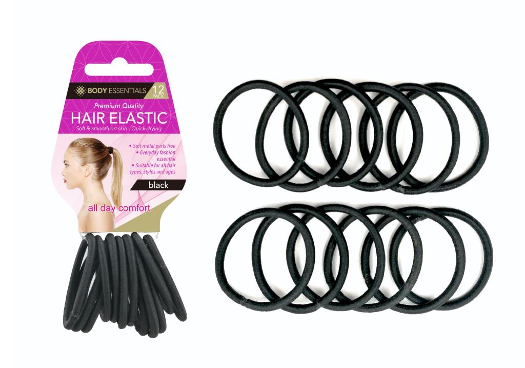 Body Essentials Hair Tie - 12 Pack