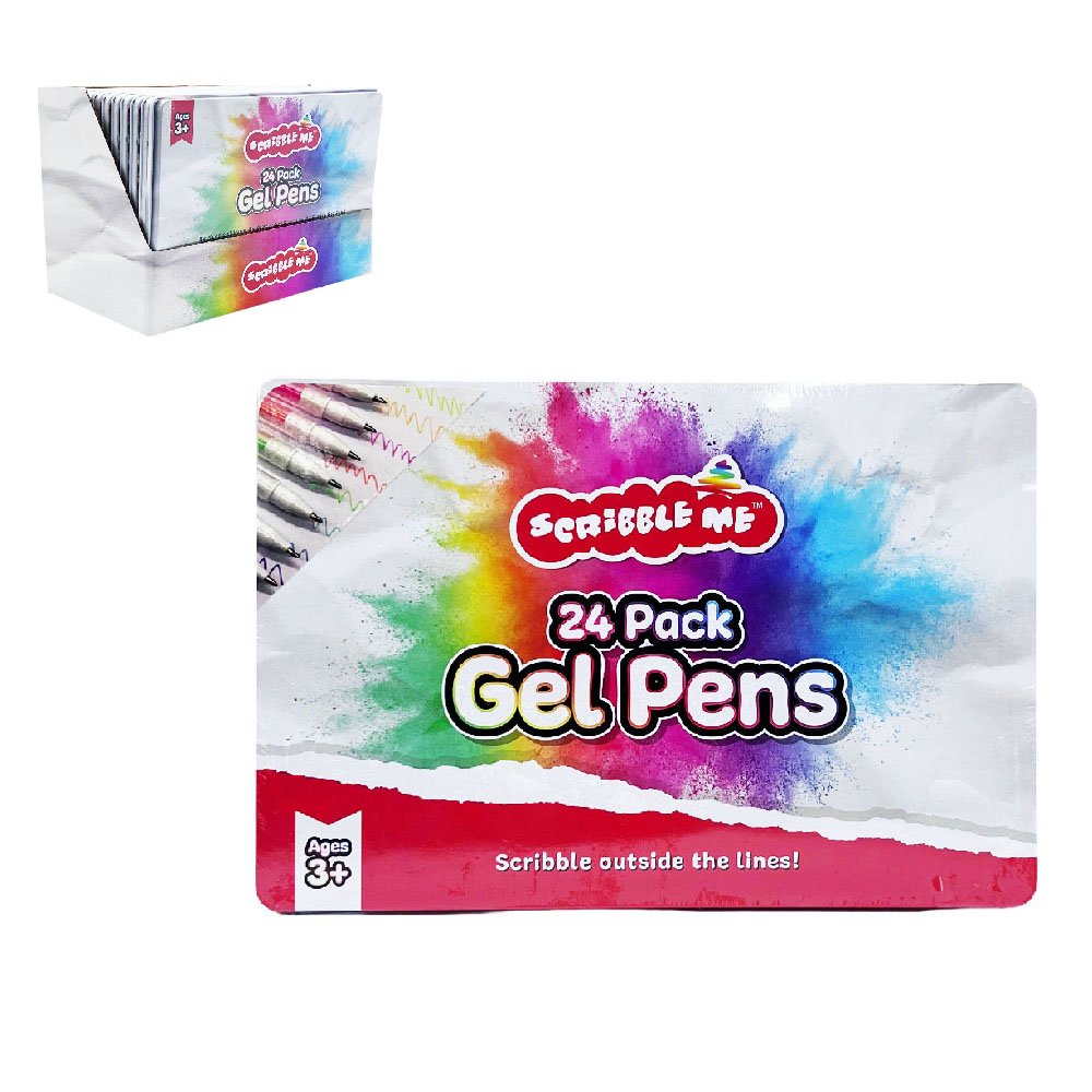 Scribble Me: 24 Pack Gel Pens - CDU