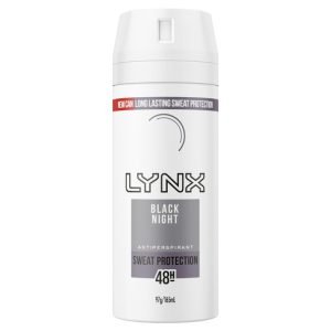 Lynx Black Night Antiperspirant Deodorant - Body Spray - 106g/165ml