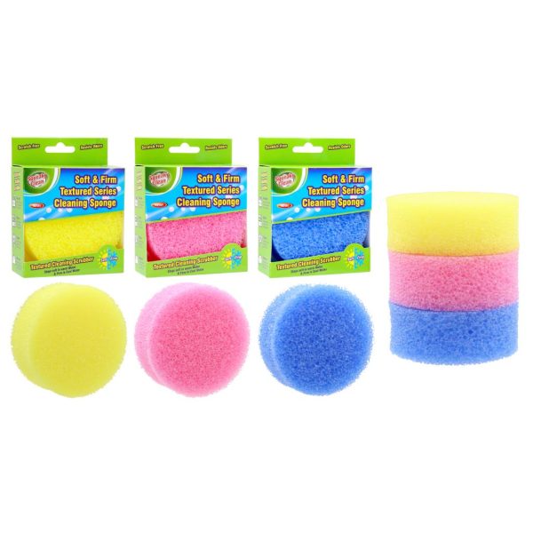 Soft & Firm Textured Series Cleaning Sponge