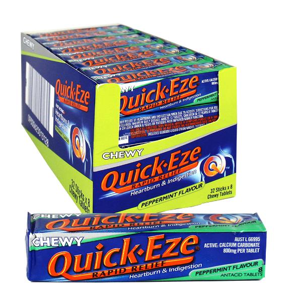 Quick-Eze Chewy Peppermint Flavour - 40g