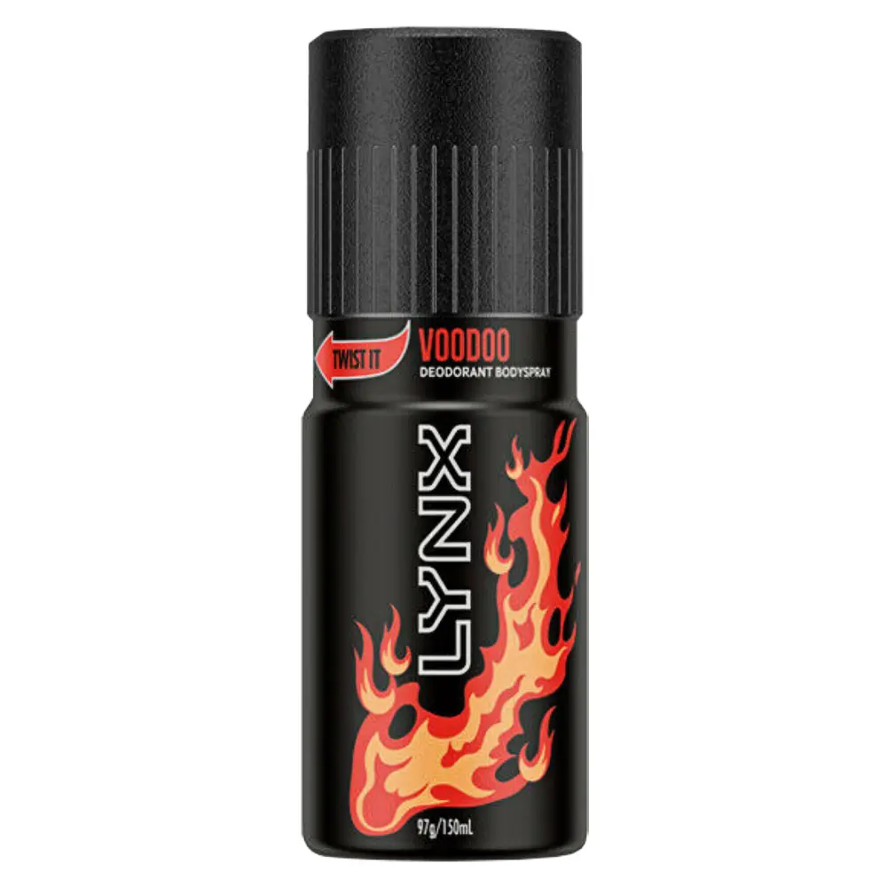 Lynx Voodoo Deodorant - Body Spray - 97g/150ml