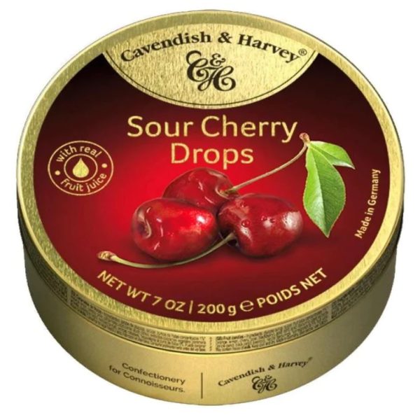 Cavendish & Harvey Sour Cherry Drops - 200g