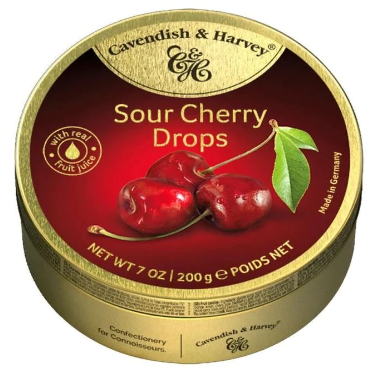 Cavendish & Harvey Sour Cherry Drops - 200g