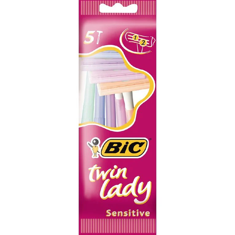 Bic Twin Lady Sensitive Razor 5 Pack