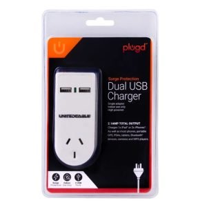 Plugd V Piggyback Dual USB Charger