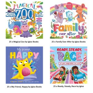 Igloo Books Assorted Picture Flat Titles - 4 Titlesx25each