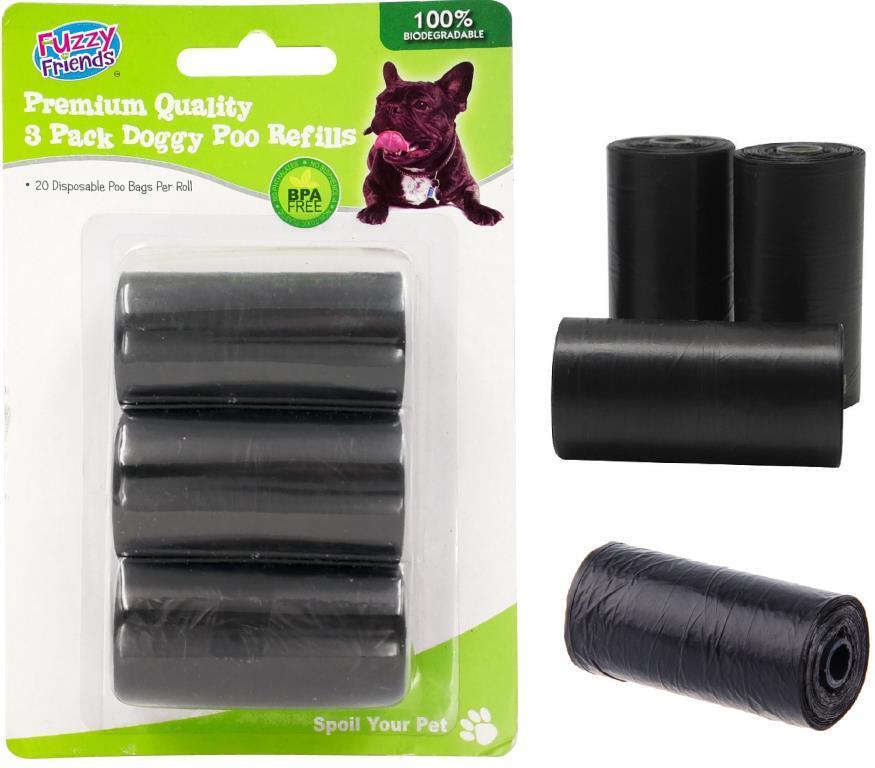 Doggy Poo Bag Refills - 3Pack
