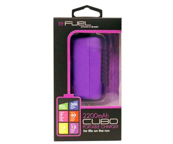 Cubo Powerbank 2200mAh - Purple - Image 2