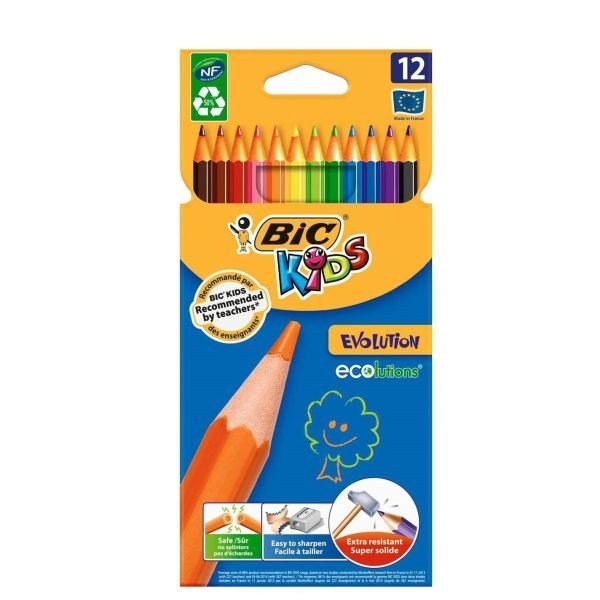 Bic Kids Colouring Pencils 12 Pack