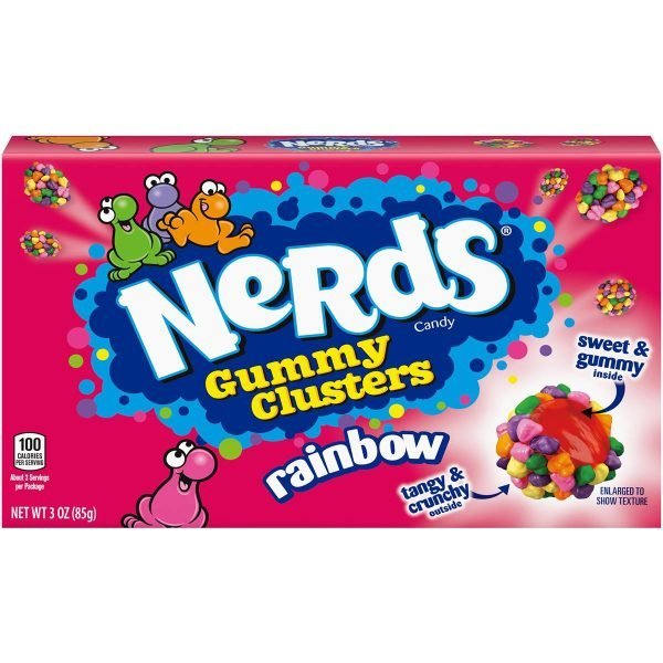 Nerds Gummy Cluster Rainbow Theatre Box 85g