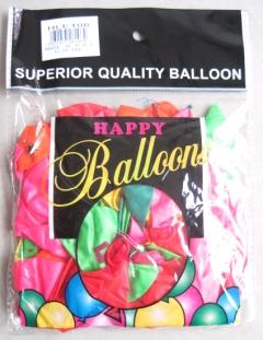Assorted Colours Part Balloons 50pk