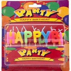 Birthday Candle Set Alphabet