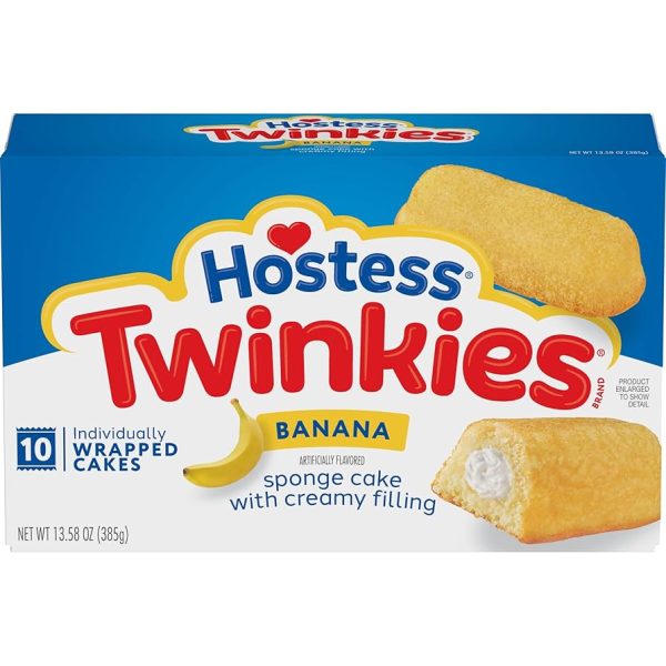 Hostess Banana Twinkies - 10 Pack - 385g