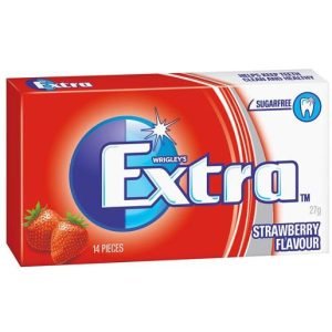 Wrigley's Extra Strawberry Gum Envelope Pack 14pc - 27g