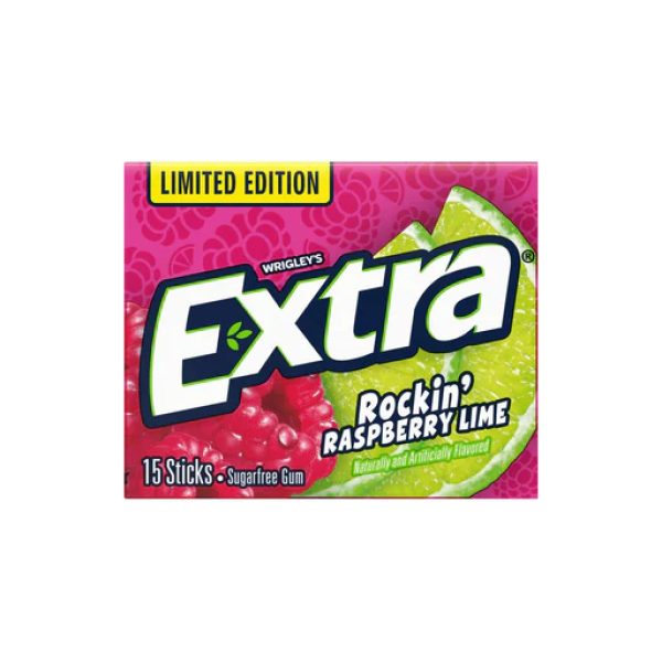 Wrigley's Extra Raspberry Lime 14.5g