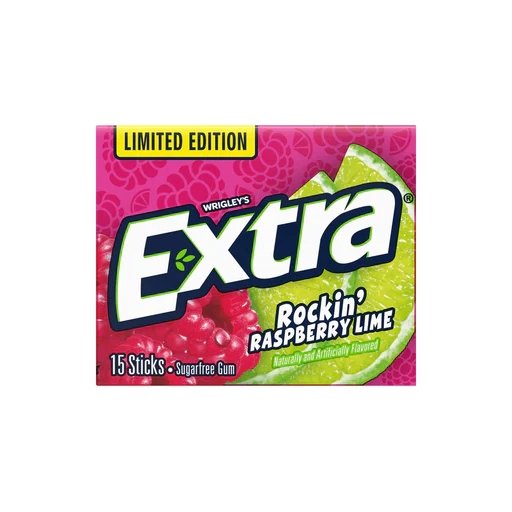 Wrigley's Extra Raspberry Lime 14.5g