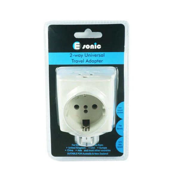 2-Way Universal Travel Adapter