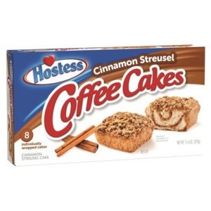 Hostess Cinnamon Streusel Coffee Cakes - 8 Pack - 325g