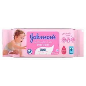 Johnson's Gentle All Over Baby Wipes - 56 Pack