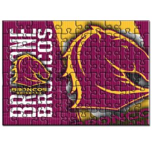 NRL Brisbane Broncos 48 Piece Lenticular Jigsaw Puzzle