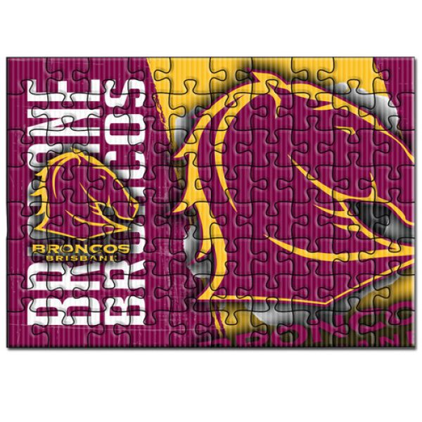 NRL Brisbane Broncos 48 Piece Lenticular Jigsaw Puzzle