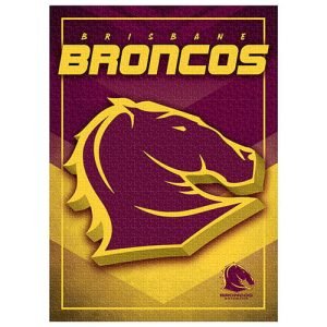 NRL Brisbane Broncos Team Logo 1000 Piece Jigsaw