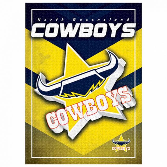 NRL North Queensland Cowboys Team Logo 1000 Piece Jigsaw