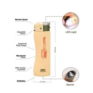 MK Outdoor Lighter with Bottle Opener and LED Light