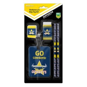 NRL North Queensland Cowboys Stationery Set & Bag Tag