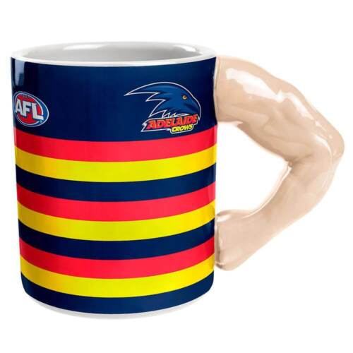AFL Adelaide Guernsey Moulded Coffee Mug Cup