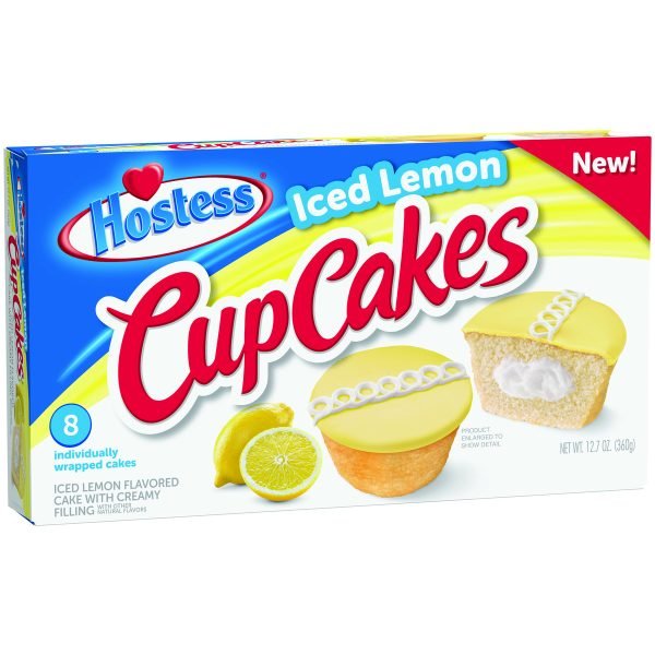 Hostess Iced Lemon Cupcakes 8 Pack - 360g