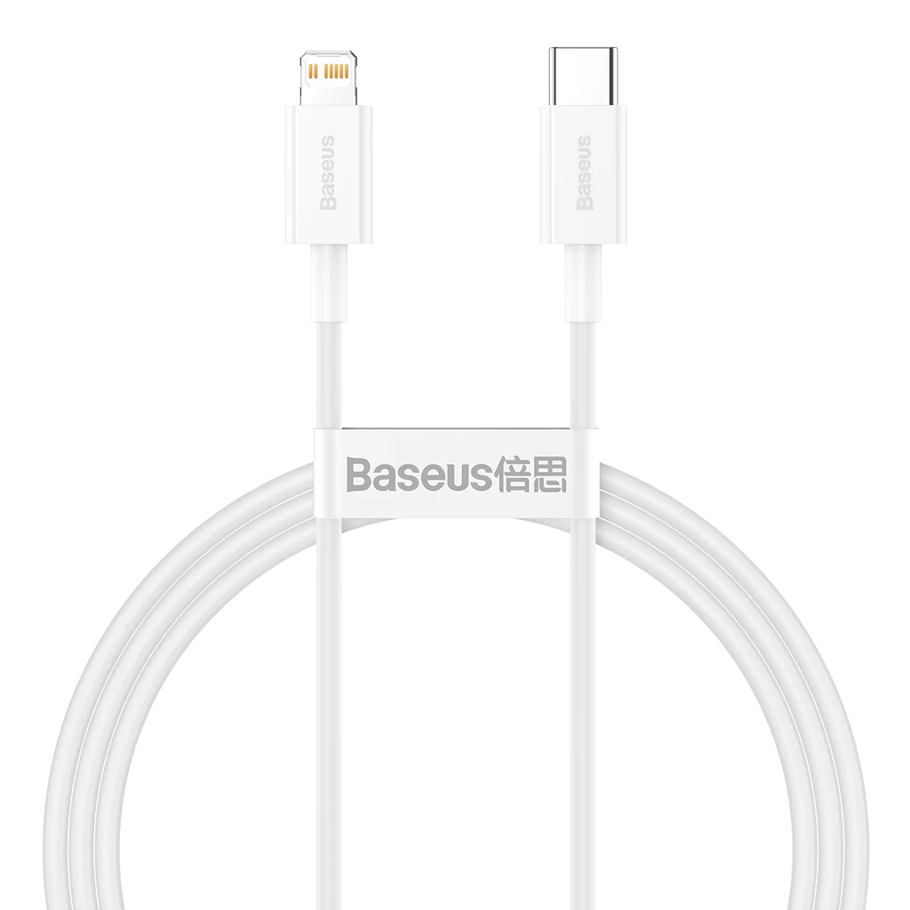 Baseus Lightning to USB-C Fast Charging Cable PD 20w 1m
