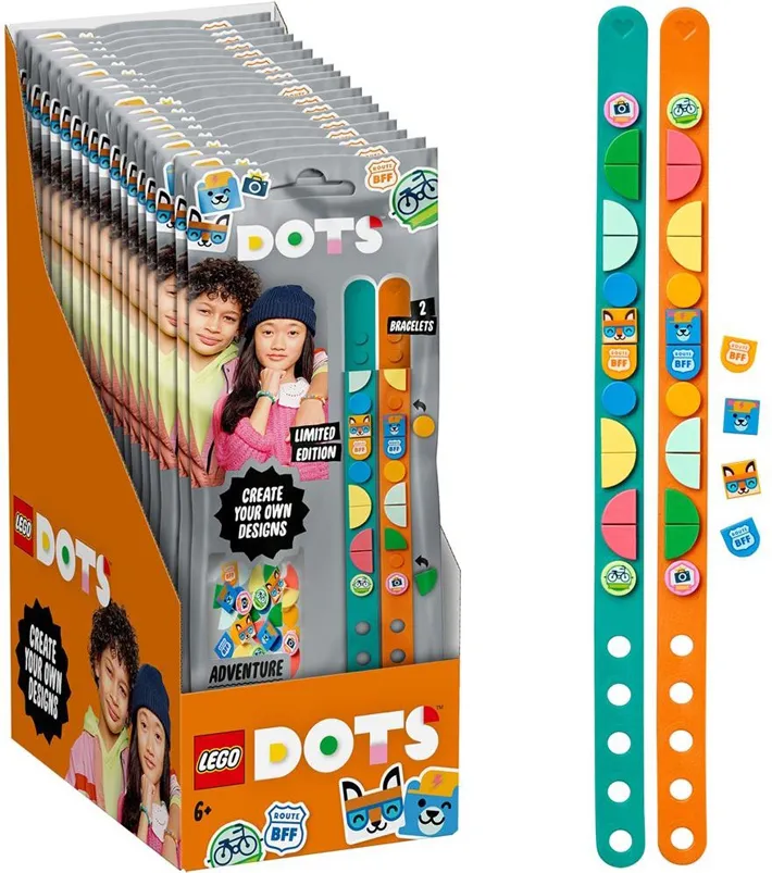 LEGO DOTS 41918 Adventure Bracelets - CDU