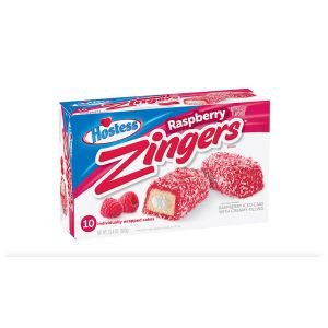 Hostess Zingers Raspberry Cakes - 10 Pack - 380g