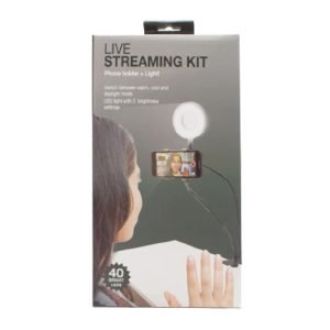 Live Streaming Kit - Phone Holder & Light
