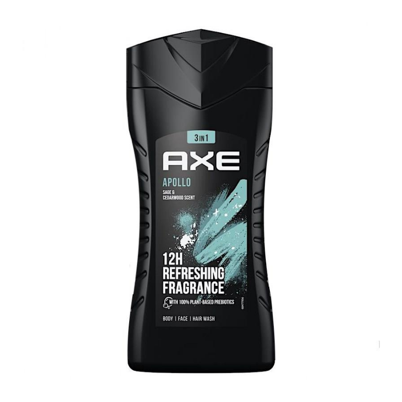 Axe 3-in-1 Body/Face/Hair Wash - Apollo - 250ml