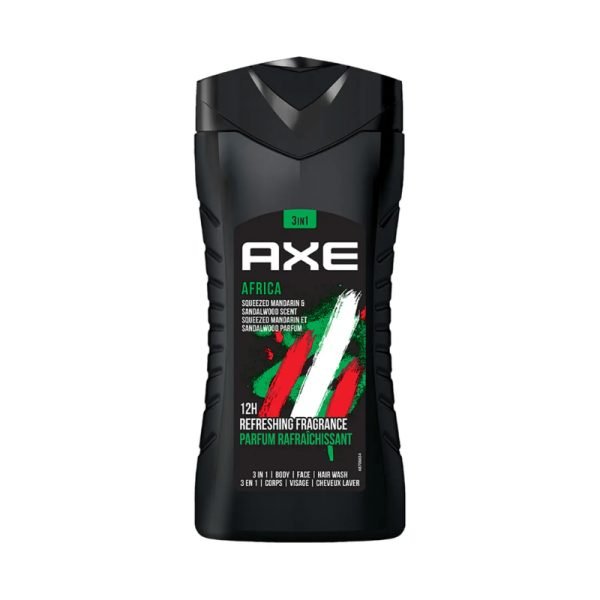 Axe 3-in-1 Body/Face/Hair Wash - Africa - 250ml