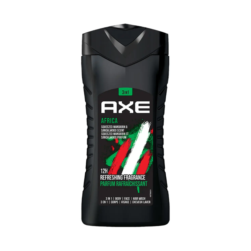 Axe 3-in-1 Body/Face/Hair Wash - Africa - 250ml