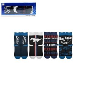 Ford Mustang Men's Socks 4 Pack