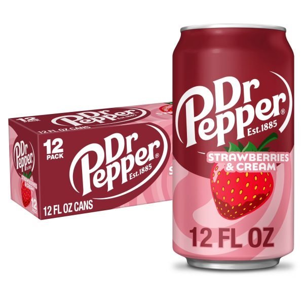 Dr Pepper Strawberry & Cream 355ml