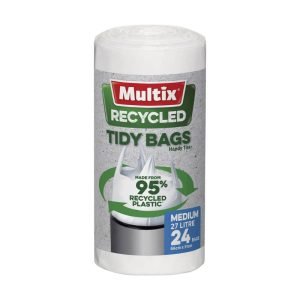 Multix Recycled Tidy Bags Medium - 27L - 24 Pack